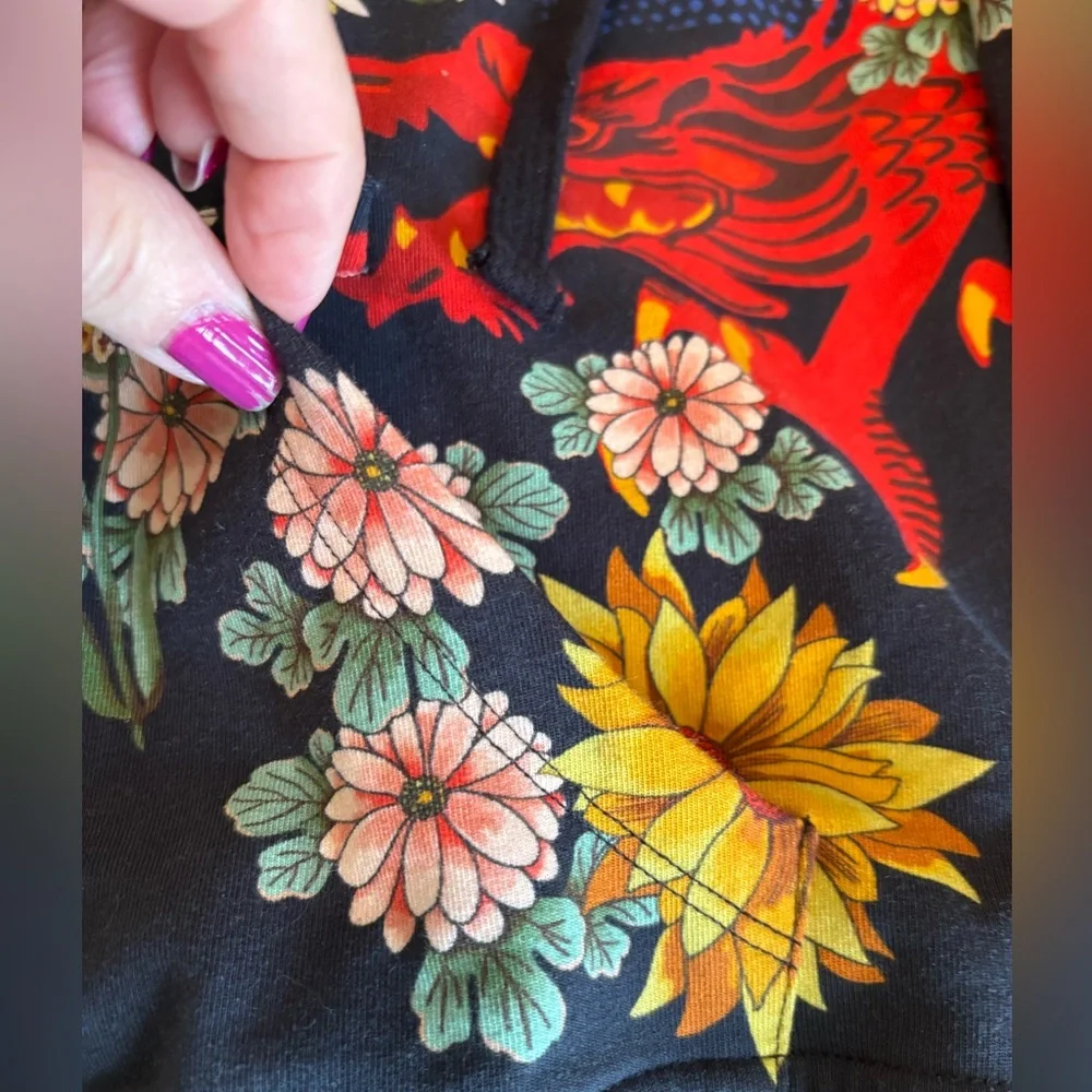 Johnny Was Dragona Modern Zip Up Hoodie Sold Out Online Size S - Picture 4 of 11